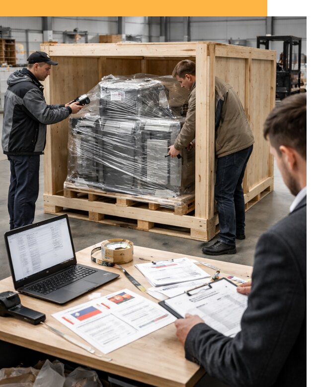 Доставка промышленного оборудования из США от 70545 руб