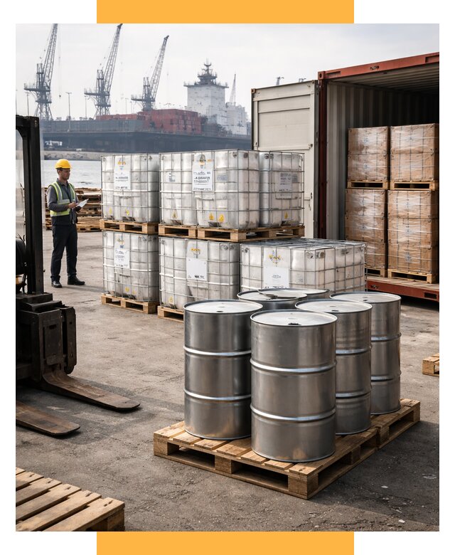 Доставка химического сырья из Индии от 271325 р. | СетСервис-Шхт