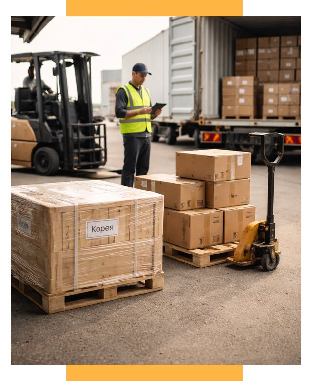 Доставка грузов в Корею из России от 37986 р. | СетСервис-Шхт