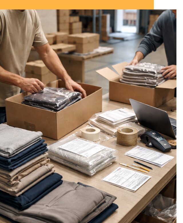 Перевозка одежды по миру от 8140 руб. с таможенным оформлением