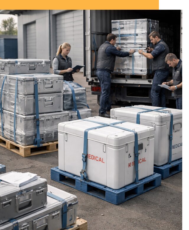 Перевозка медицинского оборудования по всему миру от 16280 руб