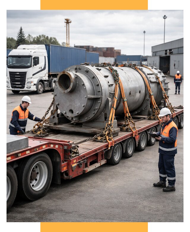 Перевозка тяжеловесных грузов под ключ от 162795 р. | СетСервис-Шхт