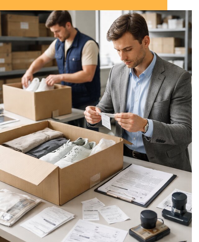 Таможенное оформление одежды и обуви по выгодной цене от 7054 руб